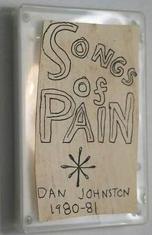 An original self-published cassette made by Daniel Johnston.