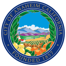 Official seal of City of Anaheim