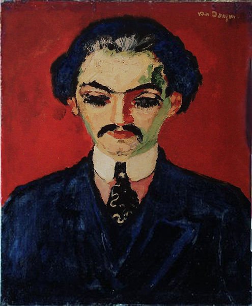 File:Kees van Dongen, c.1907-08, Portrait of Daniel-Henry Kahnweiler, oil on canvas, 65 x 54 cm.jpg