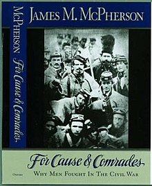 Front cover of book For Cause and Comrades, Why Men Fought in the Civil War by James McPherson.jpg