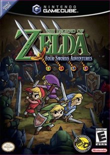 Игра The Legend of Zelda: приключения четырех мечей Cover.jpg