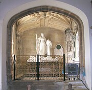 The funerary chapel of the owners of Belton House, in the Church of St Peter and St Paul adjacent to the mansion's garden