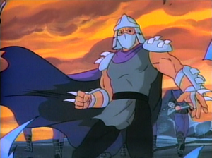 Shredder as seen in the opening credits.