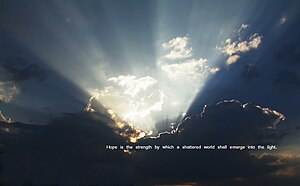 Crepuscular rays color-quote