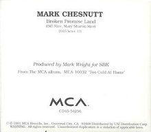 Mark Chesnutt - Broken Promise Land cd single.png