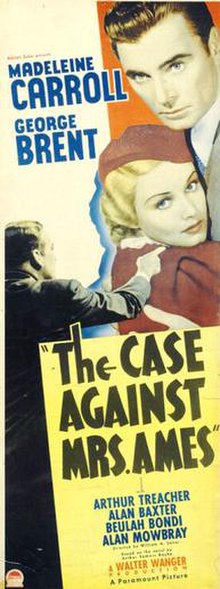 The Case Against Mrs. Ames movie
