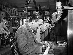 Carmichael and Harold Russell play a duet as F...