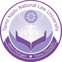 Национальный юридический университет Тамил Наду logo.png