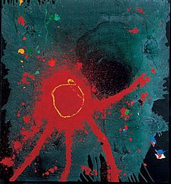 John Hoyland, Lebanon, 2007. John Hoyland (1934-2011), was one of England's leading abstract painters. John Hoyland - Lebanon.jpg