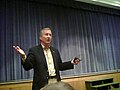 Picture Georgia 8th district in the U.S. House Jim Marshall at a townhall meeting in Covington on 14 November 2009.