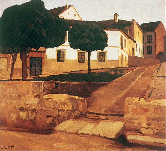 File:Diego Rivera - Street in Ávila (Ávila Landscape) - Google Art Project.jpg