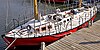 Bernard Moitessier's boat Joshua, at the maritime museum, La Rochelle