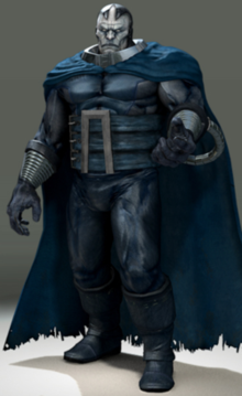 Апокалипсис, который появляется в видеоигре X-Men Legends 2. Он представлен коренастым мужчиной с бледной кожей, одетым в тяжелые тускло-синие доспехи и изодранный синий плащ.