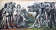 Pablo Picasso's 'Massacre in Korea' (1951; in the Musée Picasso, Paris).
