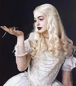 White Queen in Burton's Alice