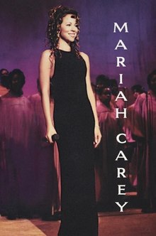 DVD cover featuring a photograph of Carey during the performance and the video's title