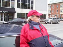 William Hawkins and his taxi, 2009.jpg