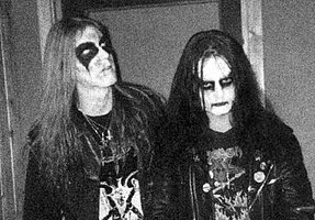 Euronymous (right) with Dead