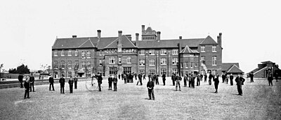 The school in 1880