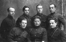 Kursants (cadets) of the Red Army Artillery School in Chuhuyiv, Ukraine, 1933 RedArmy kursants1933.jpg