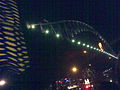 The decorative projection on the southern pylon of the Harbour Bridge.