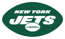 Jets primary logo used from 2019 to 2023 New York Jets logo.svg