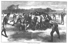 1871 engraving of the game