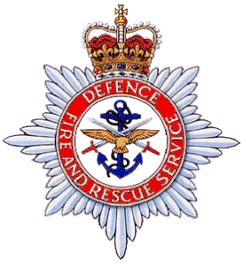 Logo of the Defence Fire and Rescue Service