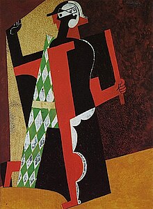 Pablo Picasso, 1917, Arlequin (Harlequin) Pablo Picasso, 1917, Arlequin (Harlequin).jpg