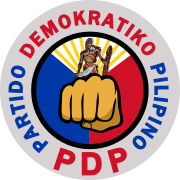 Partido Demokratiko Pilipino - Lakas ng Bayan (PDP-Laban).svg