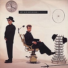 The cover of the 12 inch version of "Left to My Own Devices"