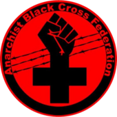 The Anarchist Black Cross Federation was created in 1995. Anarchist Black Cross Federation logo.png