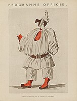 Picasso’s costume design for Pulcinella (1920)