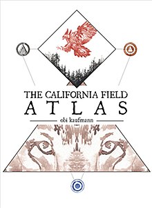 A book cover with illustrations of a hawk and mountain lion