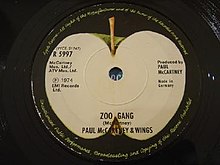 Пол Маккартни и Крылья - Обложка сингла Zoo Gang.jpg
