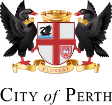 Coat of arms of the City of Perth.svg