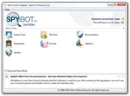 Spybot - Search & Destroy 2.1