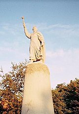 Statue of Bohdan Khmelnytsky Melitopol Monument of Bogdan Khmelnitskyi 2006.jpg