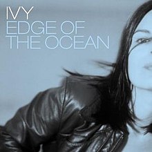 In the cover artwork for "Edge of the Ocean" by American band Ivy, lead singer Dominique Durand is shown with half of her face on the single cover; the entire picture has a blue tint with the title's song featured on the upper left corner of the cover.