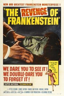 The Revenge of Frankenstein movie