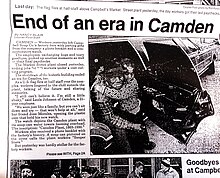 Article in the Camden Courier Post (1990) announcing the shutdown of Campbell's Camden factory Courier Post 1900 End of an Era in Camden.jpeg