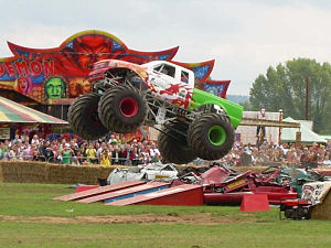 The Red Dragon Monster Truck at The Hop Farm