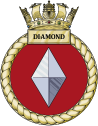 File:HMS Diamond badge.svg