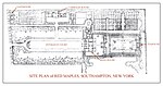 Site Plan of Red Maples in 1918.