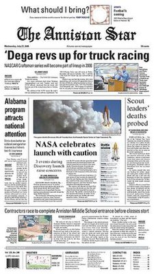 The Anniston Star front page.jpg