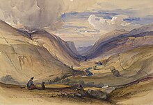 1844 watercolour of Glen Tilt by William Leighton Leitch Glen Tilt 1844 watercolour by William Leighton Leitch.jpg