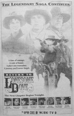 Return to Lonesome Dove newspaper ad November 1993.jpg