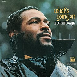 Marvin Gaye on the cover of his classic 1971 album What's Going On