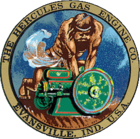Logo of the Hercules Gas Engine Company