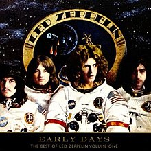 Led Zeppelin dressed as astronauts